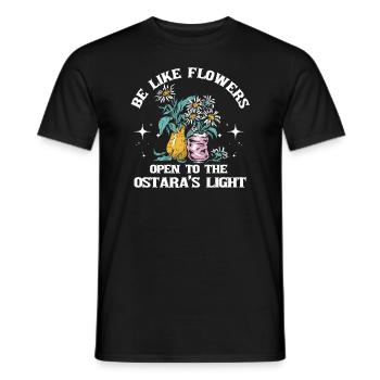Ostara Witch Moon Eostre Spring Eastern - Men's T-Shirt - black - Front - AI Model Male 178 light (178cm)