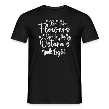 Ostara Witch Moon Eostre Spring Eastern - Men's T-Shirt - black - Front - AI Model Male 178 light (178cm)
