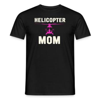 Helikopter Eltern Lustige Helikoptermutter - Männer T-Shirt - Schwarz - Vorne - AI Model Male 178 light (178cm)