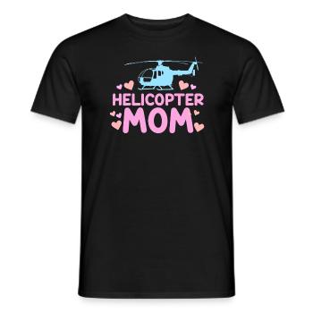 Helikopter Eltern Lustige Helikoptermutter - Männer T-Shirt - Schwarz - Vorne - AI Model Male 178 light (178cm)