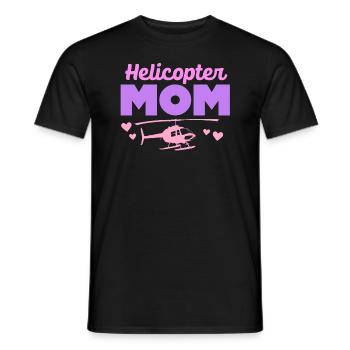 Helikopter Eltern Lustige Helikoptermutter - Männer T-Shirt - Schwarz - Vorne - AI Model Male 178 light (178cm)
