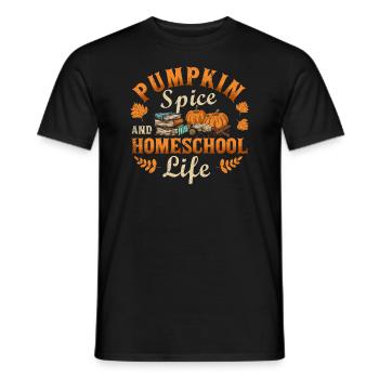 Épices à la citrouille et vie à la maison - T-shirt homme - noir - Devant - AI Model Male 178 light (178cm)