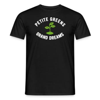 Urban Gardener Men Women Microgreens - Men's T-Shirt - black - Front - AI Model Male 178 light (178cm)