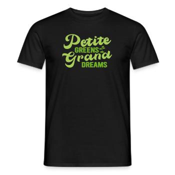 Urban Gardener Men Women Microgreens - Men's T-Shirt - black - Front - AI Model Male 178 light (178cm)