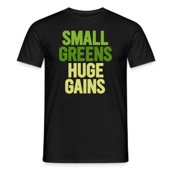 Urban Gardener Men Women Microgreens - Men's T-Shirt - black - Front - AI Model Male 178 light (178cm)