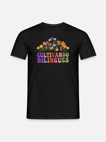 Cultivando Bilingües Spanish Teacher - Men's T-Shirt - black