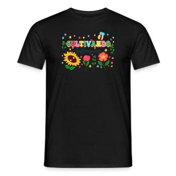 Cultivando Bilingües Spanish Teacher - Men's T-Shirt - black - Front - AI Model Male 178 light (178cm)