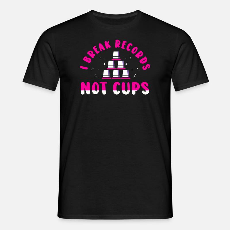 Sport Stacking Stacks Stacked Speed Cup - Men's T-Shirt - black