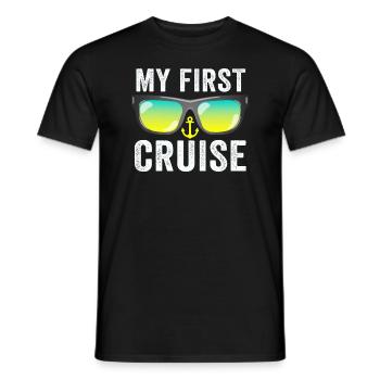 My First Cruise Family Vacation - Fun - Men's T-Shirt - black - Front - AI Model Male 178 light (178cm)