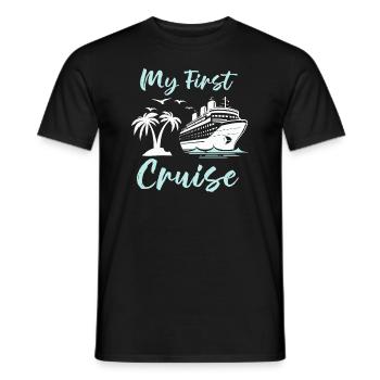 My First Cruise Family Vacation - Fun - Men's T-Shirt - black - Front - AI Model Male 178 light (178cm)