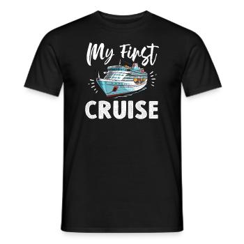 My First Cruise Family Vacation - Fun - Men's T-Shirt - black - Front - AI Model Male 178 light (178cm)