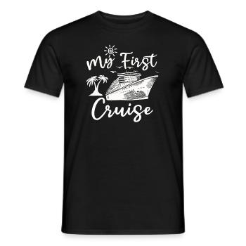 My First Cruise Family Vacation - Fun - Men's T-Shirt - black - Front - AI Model Male 178 light (178cm)