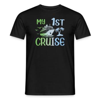 My First Cruise Family Vacation - Fun - Men's T-Shirt - black - Front - AI Model Male 178 light (178cm)