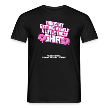 Creamy Sundae Dessert Don't Bother Me - Men's T-Shirt - black - Front - AI Model Male 178 light (178cm)