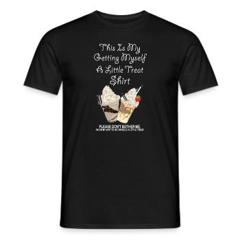 Creamy Sundae Dessert Don't Bother Me - Men's T-Shirt - black - Front - AI Model Male 178 light (178cm)