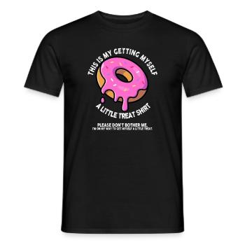 Creamy Sundae Dessert Don't Bother Me - Men's T-Shirt - black - Front - AI Model Male 178 light (178cm)