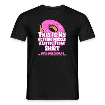 Creamy Sundae Dessert Don't Bother Me - Men's T-Shirt - black - Front - AI Model Male 178 light (178cm)