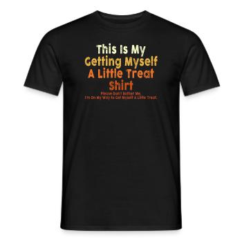 Creamy Sundae Dessert Don't Bother Me - Men's T-Shirt - black - Front - AI Model Male 178 light (178cm)