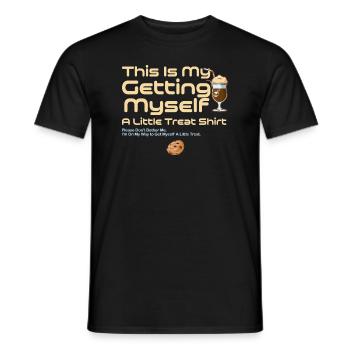 Creamy Sundae Dessert Don't Bother Me - Men's T-Shirt - black - Front - AI Model Male 178 light (178cm)