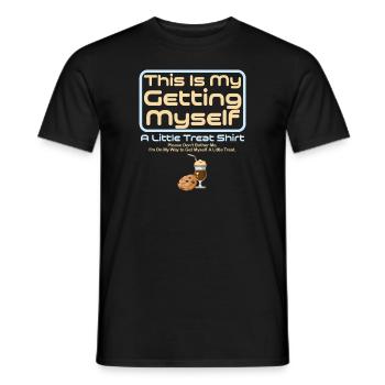 Creamy Sundae Dessert Don't Bother Me - Men's T-Shirt - black - Front - AI Model Male 178 light (178cm)