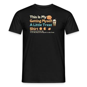 Creamy Sundae Dessert Don't Bother Me - Men's T-Shirt - black - Front - AI Model Male 178 light (178cm)