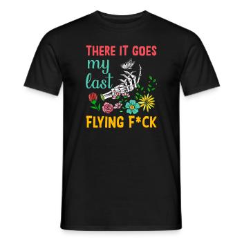 There It Goes My Last Flying F - Men's T-Shirt - black - Front - AI Model Male 178 light (178cm)