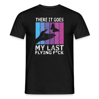 Et voilà mon dernier F volant - T-shirt homme - noir - Devant - AI Model Male 178 light (178cm)