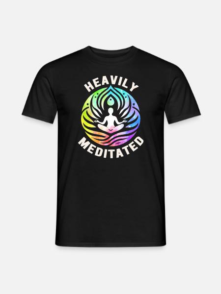 Heavily Meditated - Men's T-Shirt - black