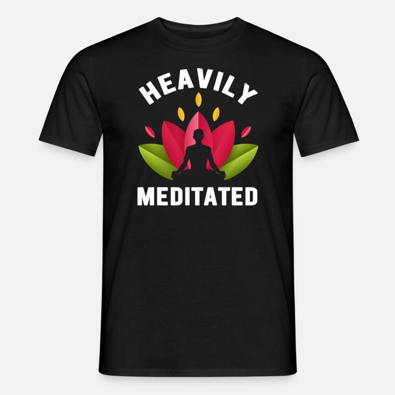Heavily Meditated - Men’s T-shirt - black