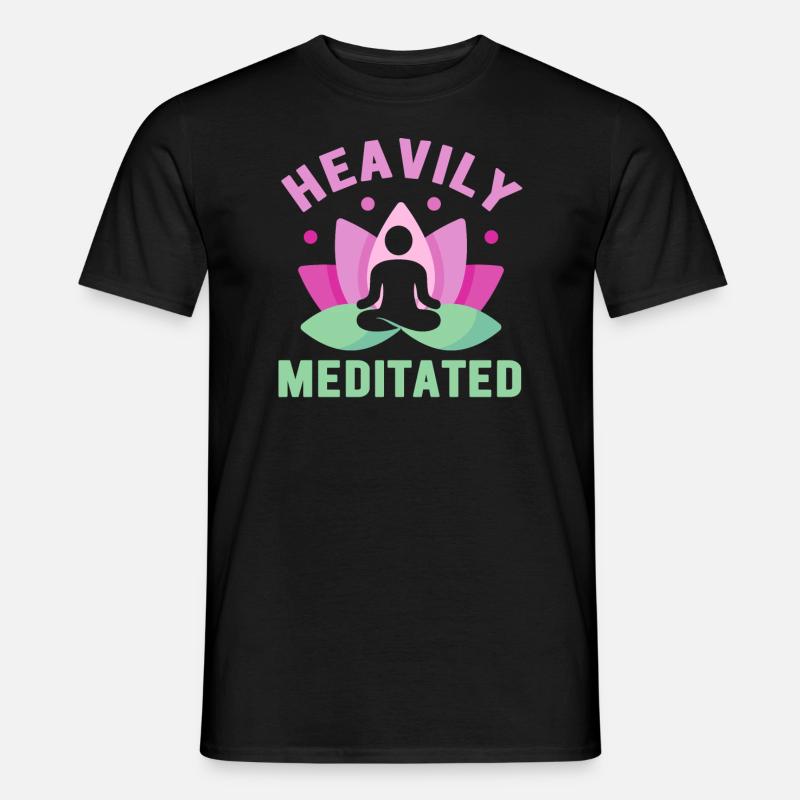 Heavily Meditated - Men’s T-shirt - black