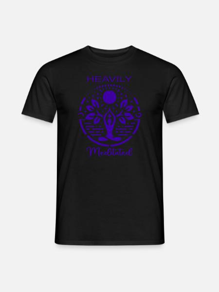 Heavily Meditated - Men's T-Shirt - black