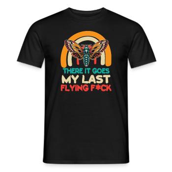 There It Goes My Last Flying F - Men's T-Shirt - black - Front - AI Model Male 178 light (178cm)