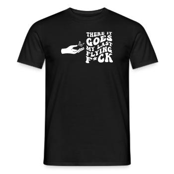 There It Goes My Last Flying F - Men's T-Shirt - black - Front - AI Model Male 178 light (178cm)