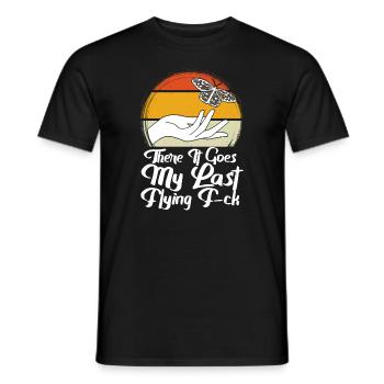 There It Goes My Last Flying F - Men's T-Shirt - black - Front - AI Model Male 178 light (178cm)