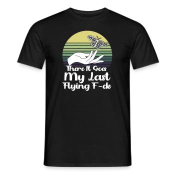 There It Goes My Last Flying F - Men's T-Shirt - black - Front - AI Model Male 178 light (178cm)