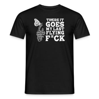 There It Goes My Last Flying F - Men's T-Shirt - black - Front - AI Model Male 178 light (178cm)