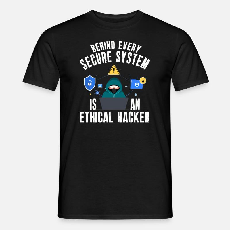 Ethical Hacker Cybersecurity Expertise - Men's T-shirt - black