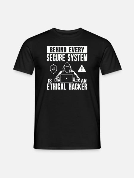 Ethical Hacker Cybersecurity Expertise - Men's T-Shirt - black