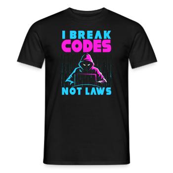 Ethische Hacker-Cybersicherheitsexpertise - Männer T-Shirt - Schwarz - Vorne - AI Model Male 178 light (178cm)