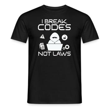 Ethische Hacker-Cybersicherheitsexpertise - Männer T-Shirt - Schwarz - Vorne - AI Model Male 178 light (178cm)