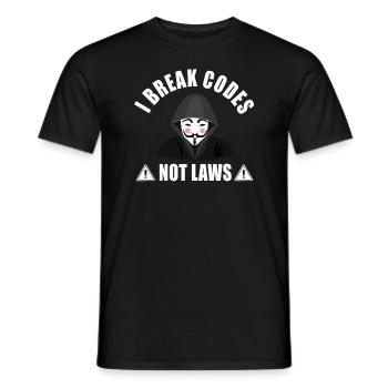 Ethische Hacker-Cybersicherheitsexpertise - Männer T-Shirt - Schwarz - Vorne - AI Model Male 178 light (178cm)