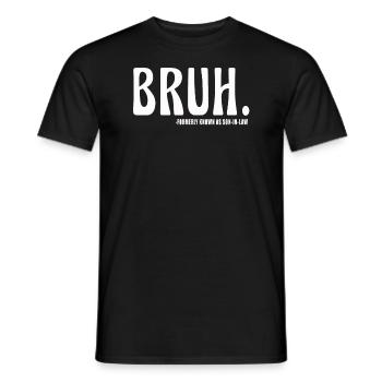 Retro Bruh früher als Schwiegersohn bekannt - Männer T-Shirt - Schwarz - Vorne - AI Model Male 178 light (178cm)