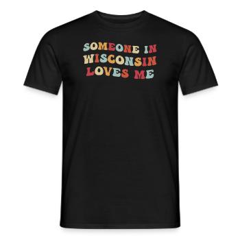 Pouces verts Mains sales Coeurs pleins - T-shirt homme - noir - Devant - AI Model Male 178 light (178cm)