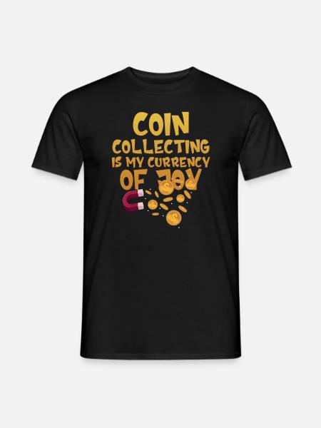 Old Coins New Adventures Numismatics - Men's T-Shirt - black