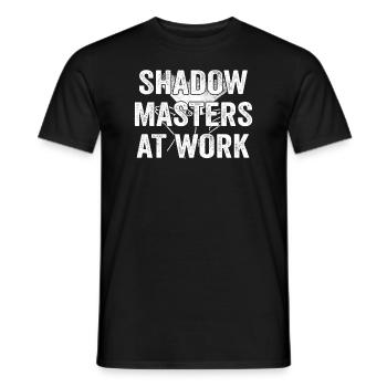 Shadow Puppetry World Enchantment - Men's T-Shirt - black - Front - AI Model Male 178 light (178cm)