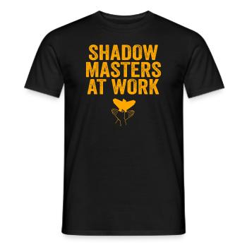 Enchantement du monde des ombres chinoises - T-shirt homme - noir - Devant - AI Model Male 178 light (178cm)