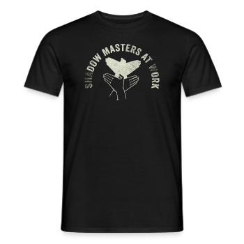 Enchantement du monde des ombres chinoises - T-shirt homme - noir - Devant - AI Model Male 178 light (178cm)