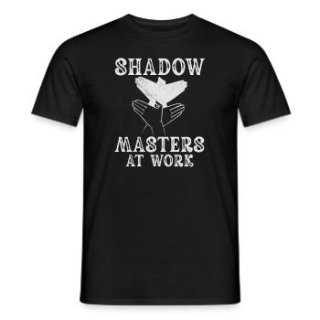 Enchantement du monde des ombres chinoises - T-shirt homme - noir - Devant - AI Model Male 178 light (178cm)