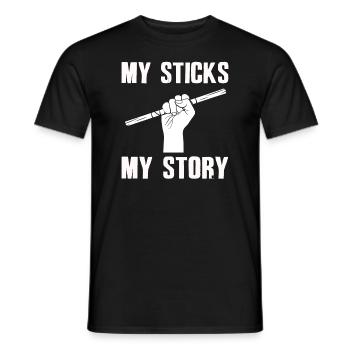 Arnis Kali Eskrima Philippinische FMA - Männer T-Shirt - Schwarz - Vorne - AI Model Male 178 light (178cm)