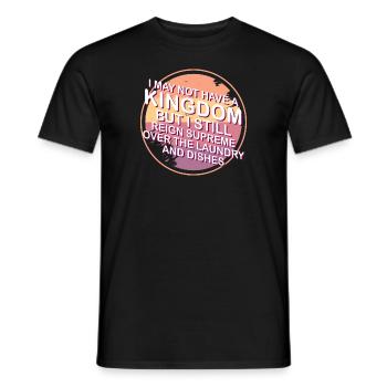 Herrschaft über Wäsche und Geschirr Hausfrau - Männer T-Shirt - Schwarz - Vorne - AI Model Male 178 light (178cm)